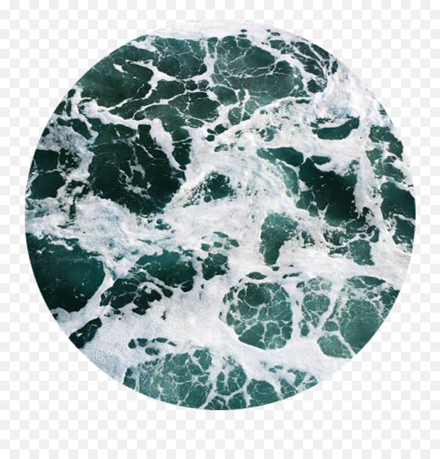 Download Blue Waves Ocean Sea Circle Background - Marble Background Circle Hd Png,Sea Waves Png