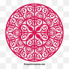 Free Silhouette Ornament Ornamental Decoration Vector - Line Round png