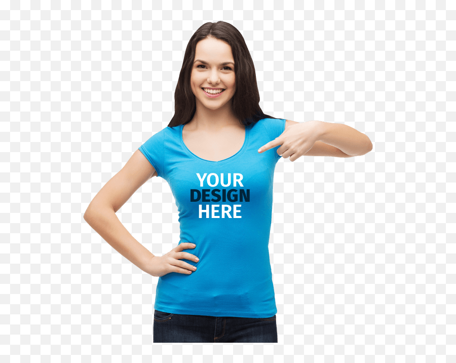 Screen Printing Seattle - Girl With T Shirt Png,Shirt Logo Png