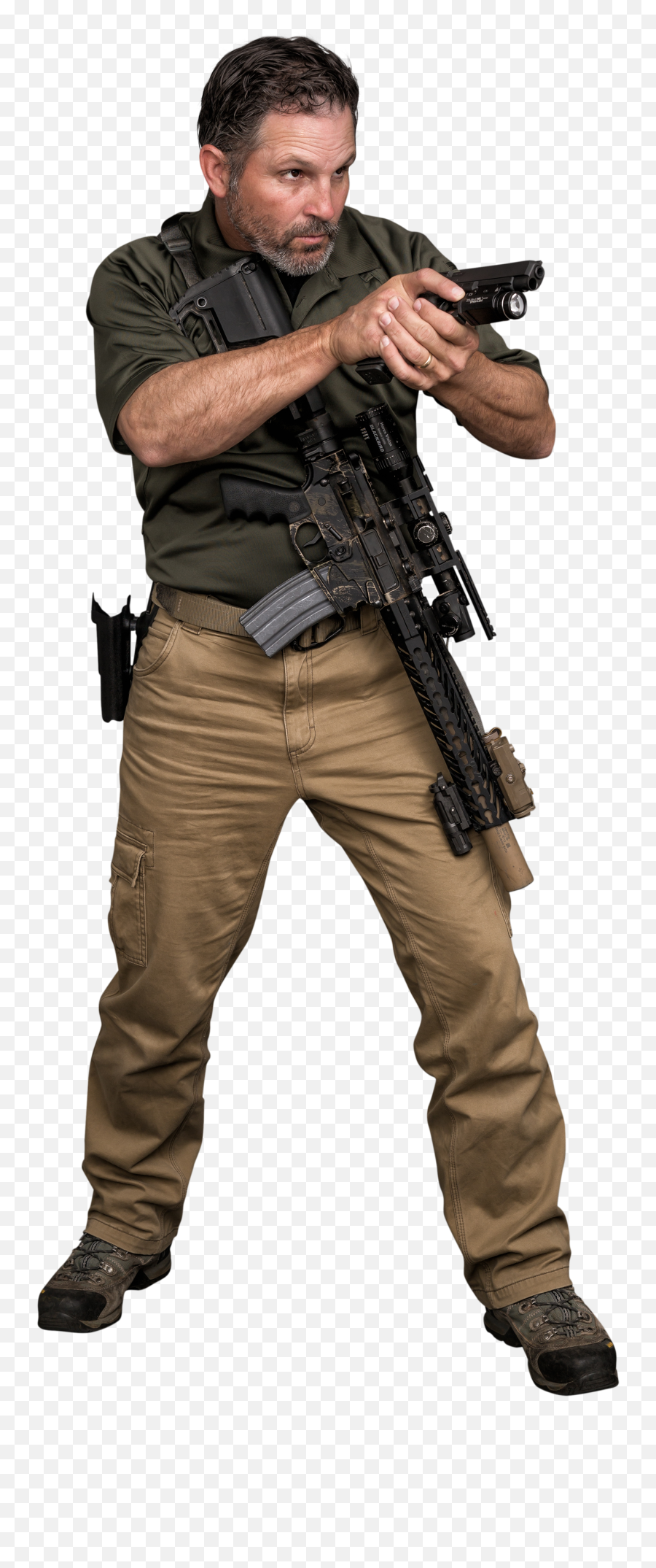 Guy With Gun Png Images Collection For - Man With Gun Png,Rifle Png
