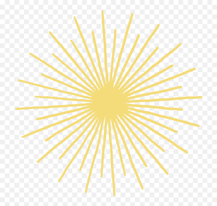 Sunburst Clipart Yellow Pattern - Sun Circle Png,Sunburst Png