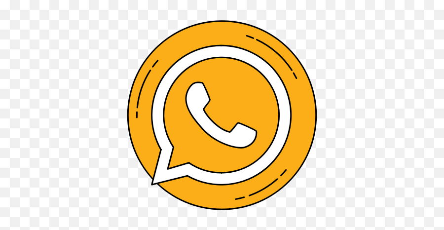 Logo Media Network Orange Social Whatsapp Icon - Fraternal Order Of Police Png,Whatapp Logo