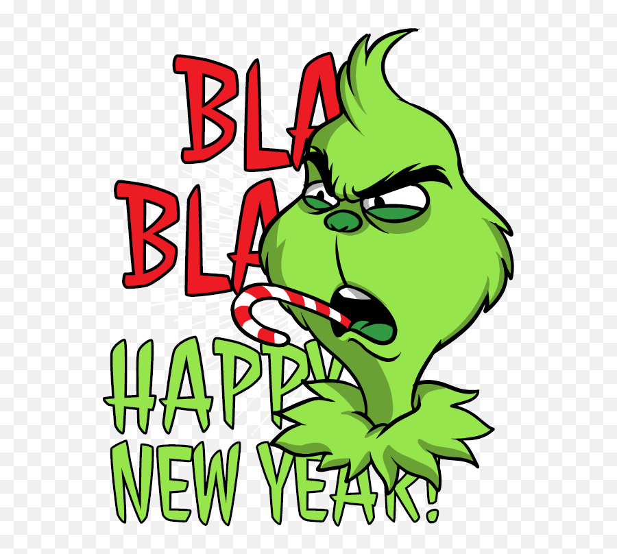 Download Hd Happy Grinch New Year - Grinch Happy New Year Happy New Year 2019 Grinch Png,New Year Transparent