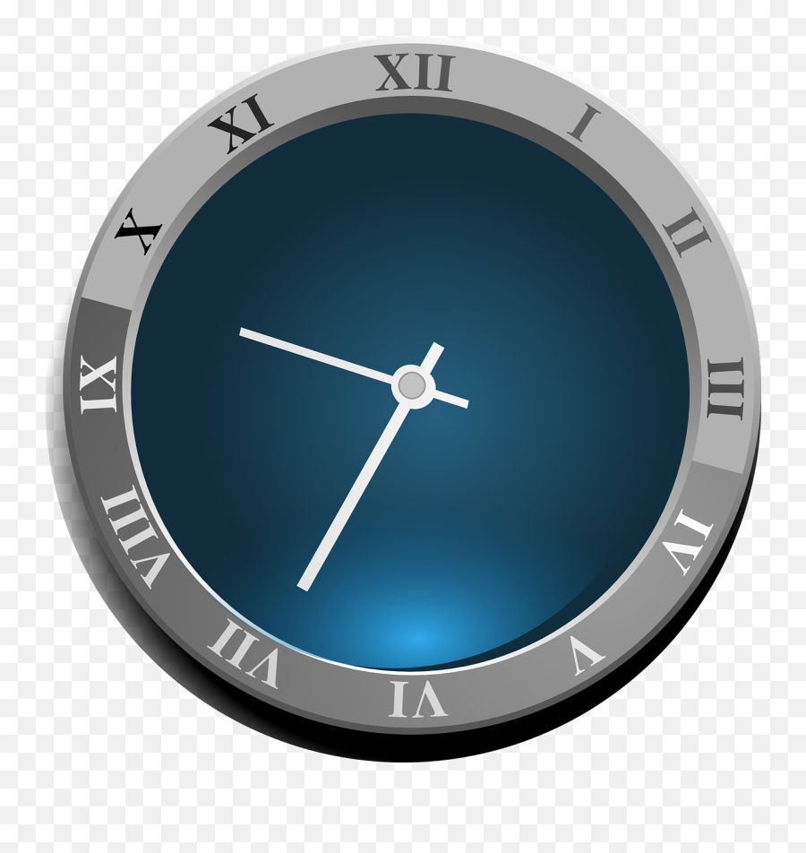 Clock Roman Numerals Time - Clock Clip Art Png,Roman Numerals Png