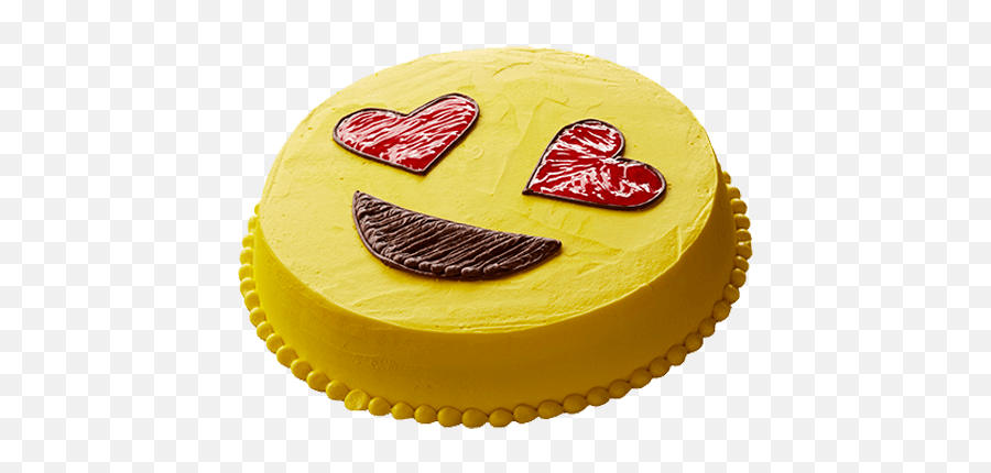In Love Emoji Ice Cream Cake Carvel Shop - Ricky Maldonado Ceramics For Sale Png,Love Emoji Png