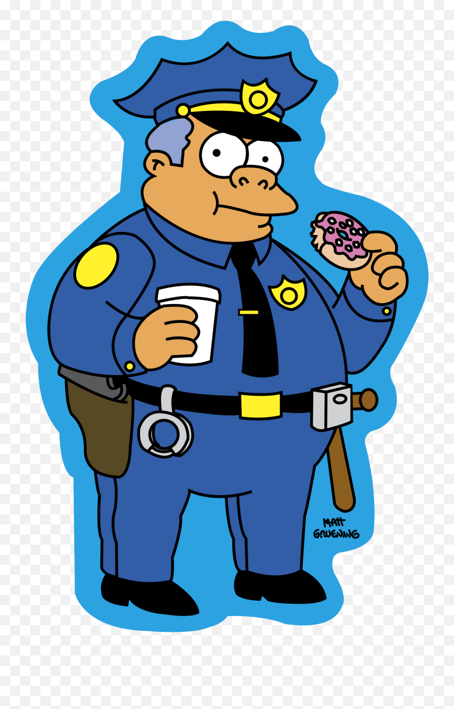 The Simpsons Logo Png Transparent U0026 Svg Vector - Freebie Supply Chief Wiggum Png,Simpsons Png