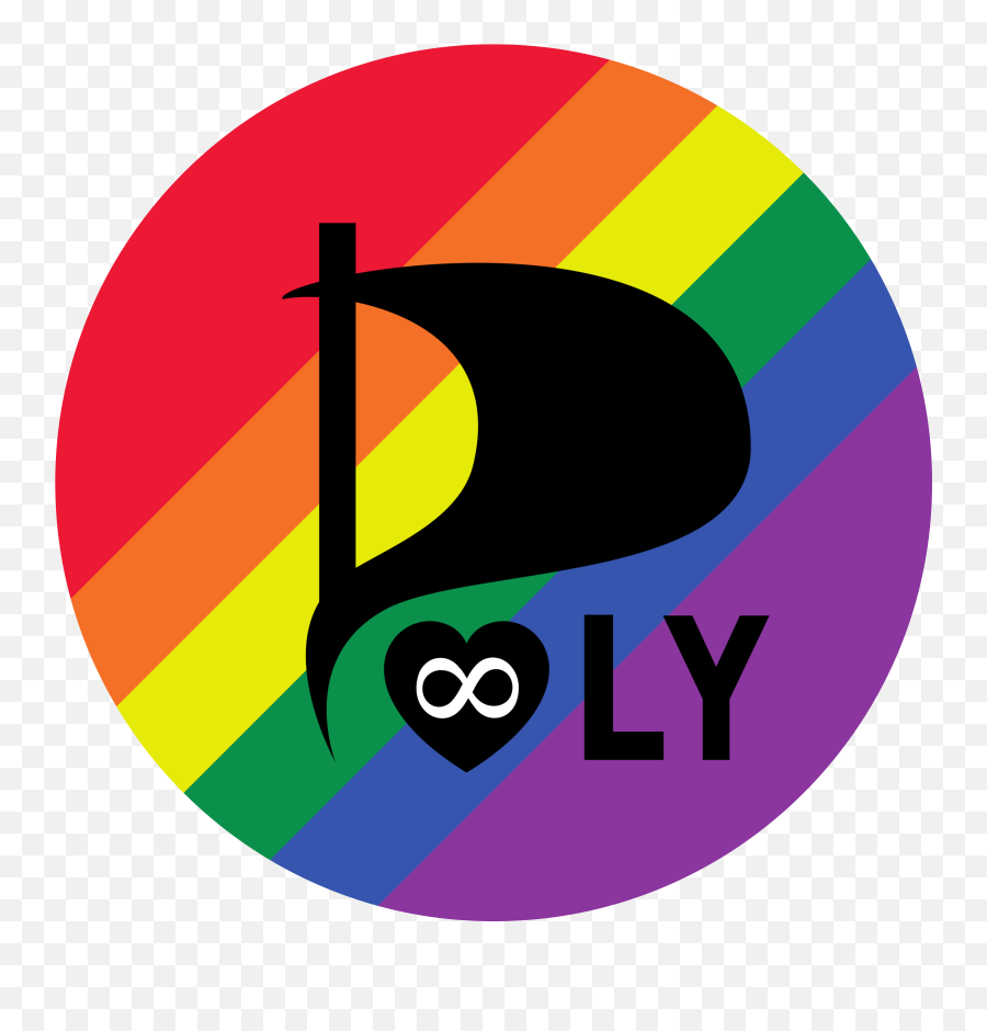 Gay Pride Clip Art - Polyamory Button 1380918 Png Clip Art,Gay Flag Png