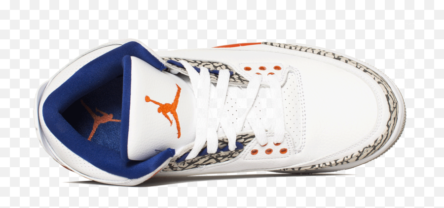 Nike Sneakers 3 Retro Knicks White 1360640001488 - One Walking Shoe Png,Knicks Png