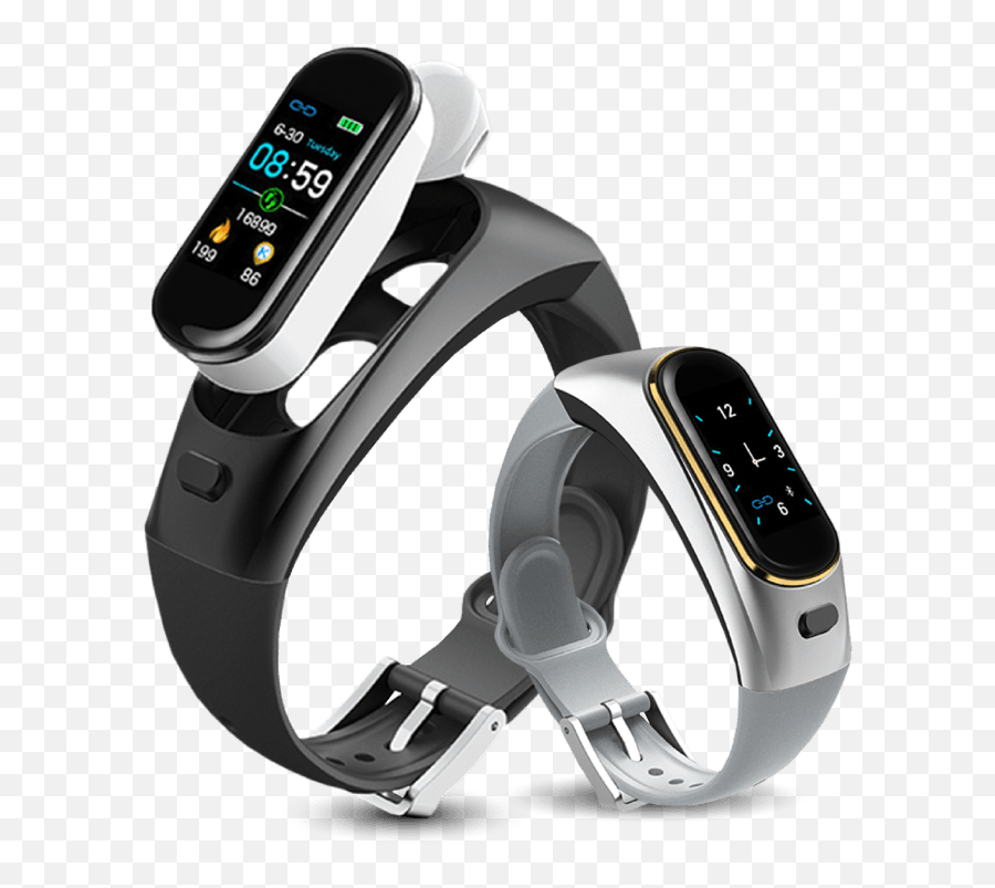 Dual Iwatch - Features Of The H109 Earphone Wristband Png,Iwatch Png