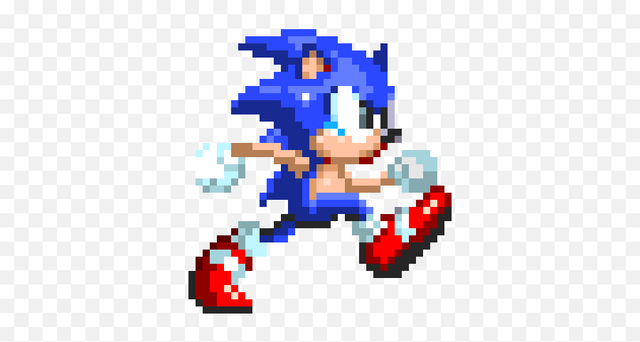 Sonic 3 Mania Style Running Sprite - Sonic Mania Sonic Running Png,Sonic Running Png