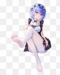 Zero Kara Hajimeru Isekai - Rem Thighs Png,Rem Png
