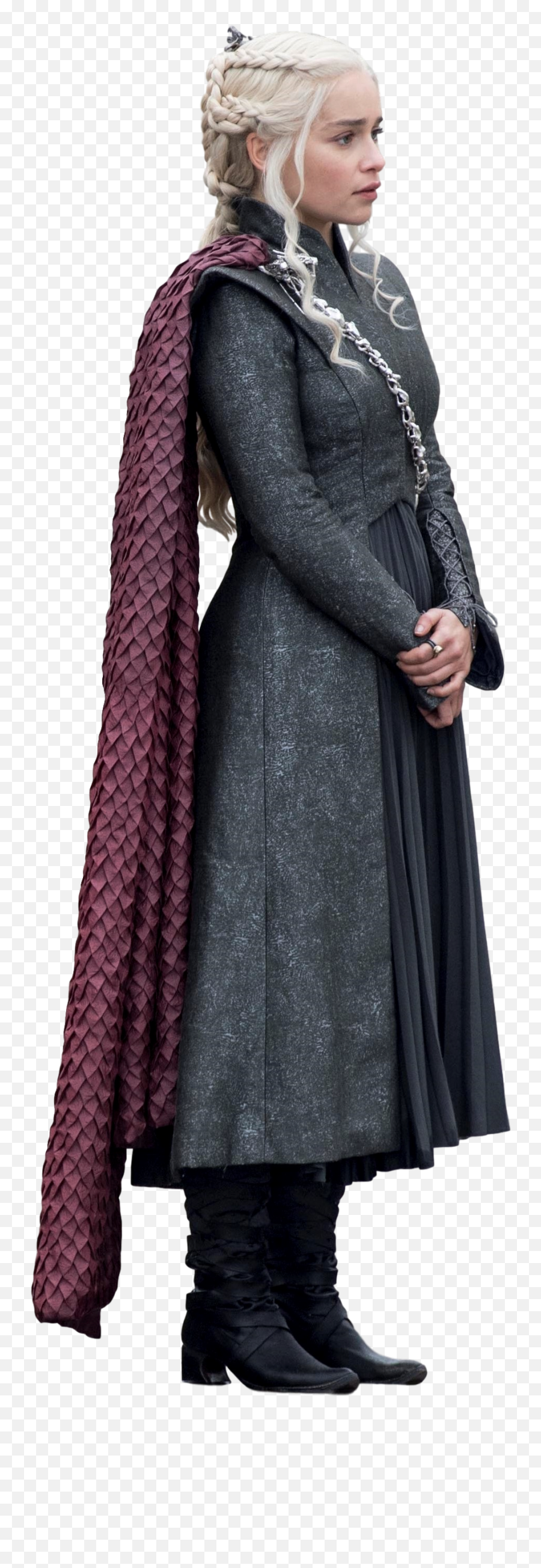 Download Free Fur Outerwear Thrones Of Clarke Game Emilia - Game Of Throne Daenerys Png,Emilia Clarke Png