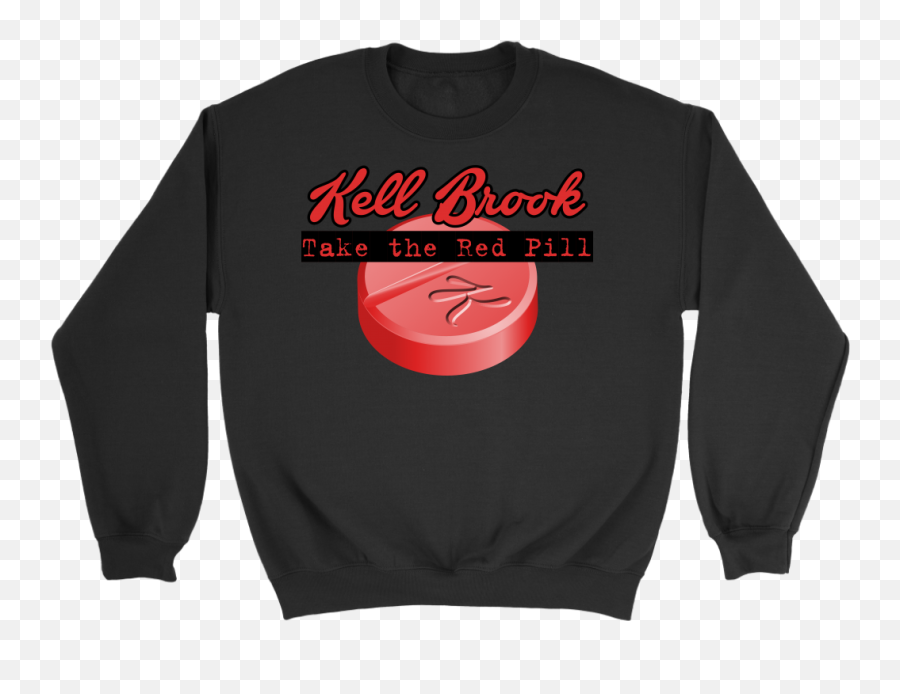 Kell Brook Red Pill Sweatshirt - Notre Dame Christmas Sweater Png,Red Pill Png