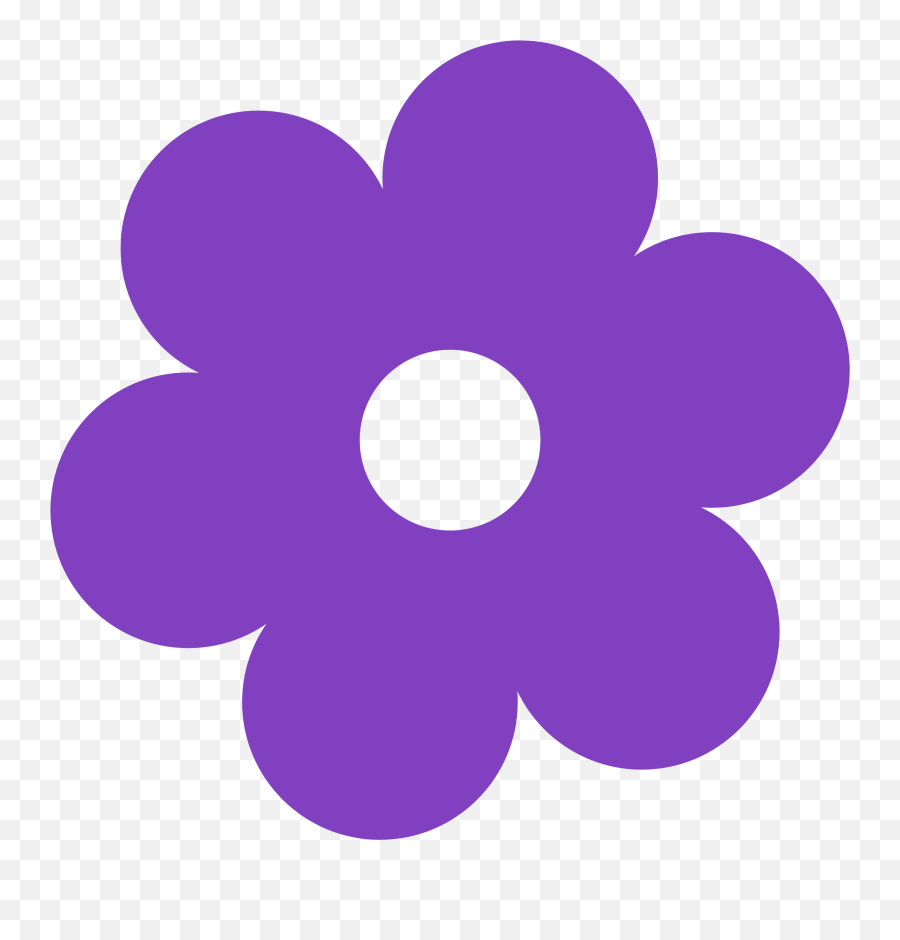 Purple Flower Png In High Resolution - Purple Flower Clipart Png,Flower Icon Png