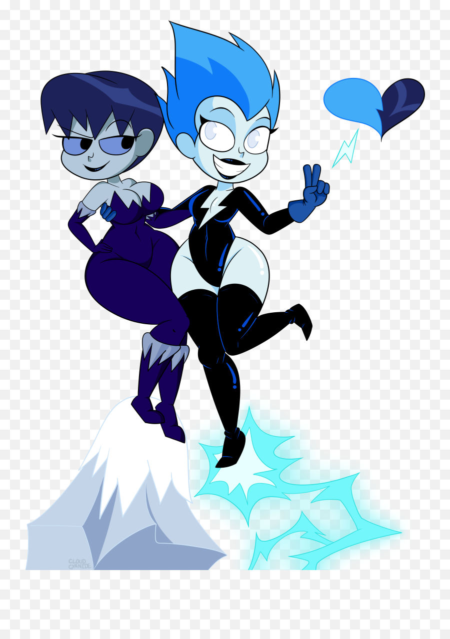 Killer Frost X Livewire - Killer Frost And Livewire Png,Killer Frost Png