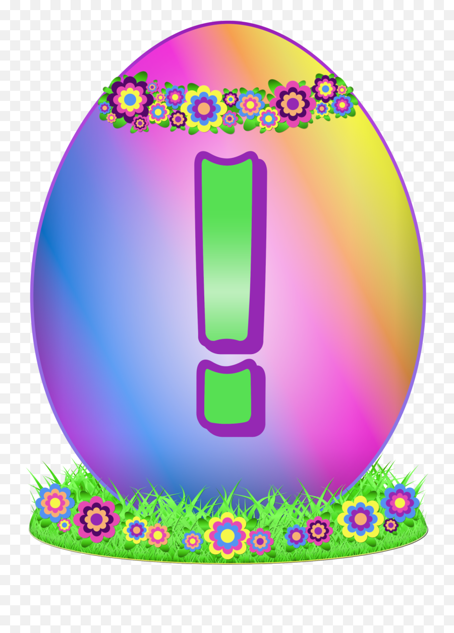 Easter Egg Exclamation Mark Free Stock Photo - Public Domain Letter E Easter Egg Png,Exclamation Mark Png
