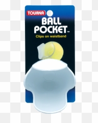 Tourna Tennis Ball Pocket White - png