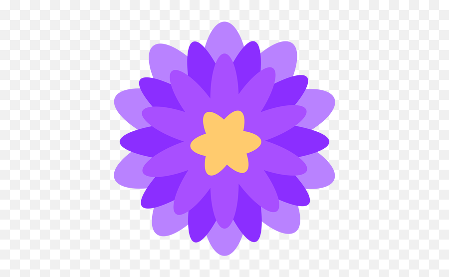 Purple Flower Thin Petals Flat - Transparent Png U0026 Svg Flor Roxa Desenho Png,Flower Petal Png