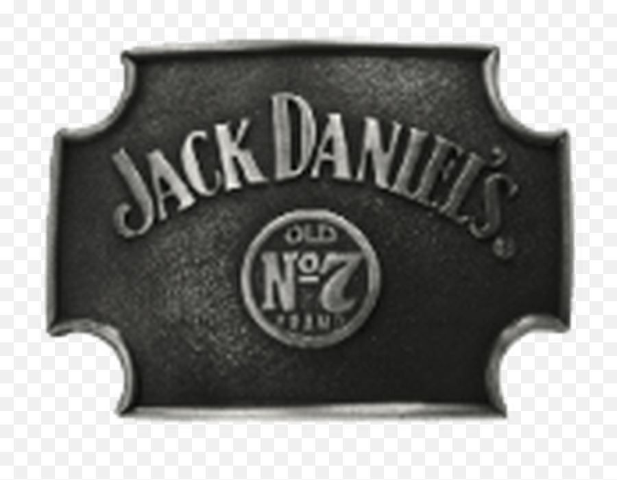 Jack Danielu0027s Old No 7 Cut - Off Belt Buckle Solid Png,Jack Daniels Logo Png
