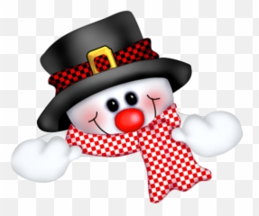 Download Cute Snowman Funny Christmas Png - Christmas Snowman Face Clipart,Funny Hat Png