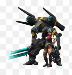 Vainglory Joule Png Image With No - Joule Mecha,Vainglory Png