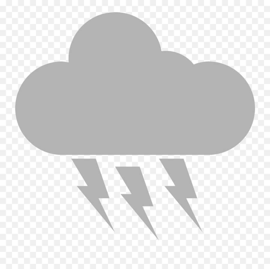 Thunder Thundercloud Thunderstorm - Nube Con Trueno Png,Thunderstorm Png