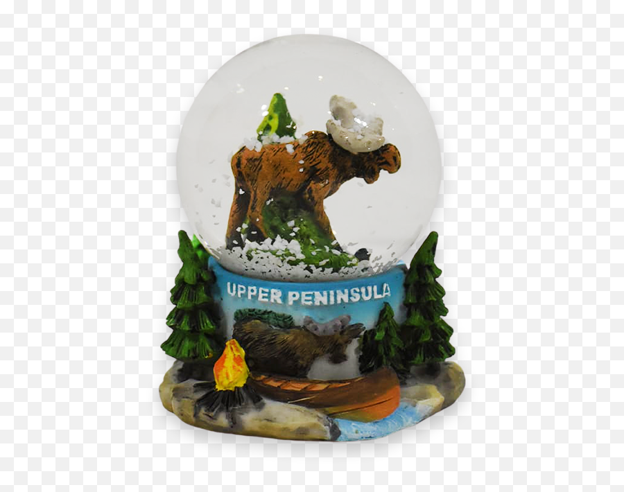 Upper Peninsula Snow Globe - Fictional Character Png,Snowglobe Png