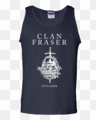 Outlander Clan Fraser With Emblem Menwomen Tank U2013 Tee Support - Country Music And Beer Thats Why Im Here Shirt png