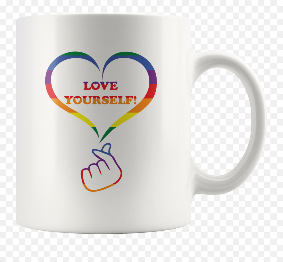 Lgbt Love Yourself Mug U2013 K - Generation Mug Png,Bts Love Yourself Logo