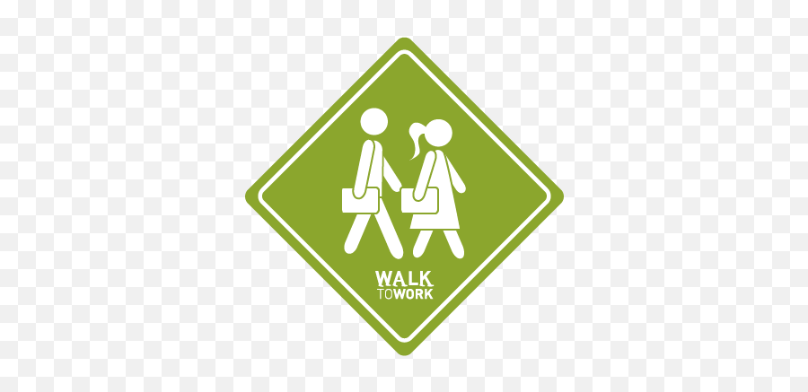 Walk To Work Png For Web - Feet First Walk To Work Logo,Pedestrian Png