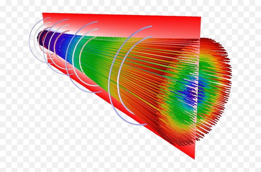 Modeling A Pierce Electron Gun In Comsol Multiphysics - Vertical Png,Red Particles Png