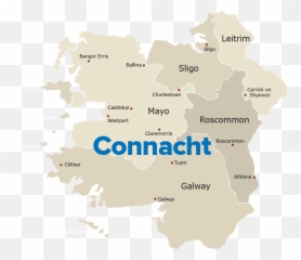 Connacht - Ireland Flag In Country png