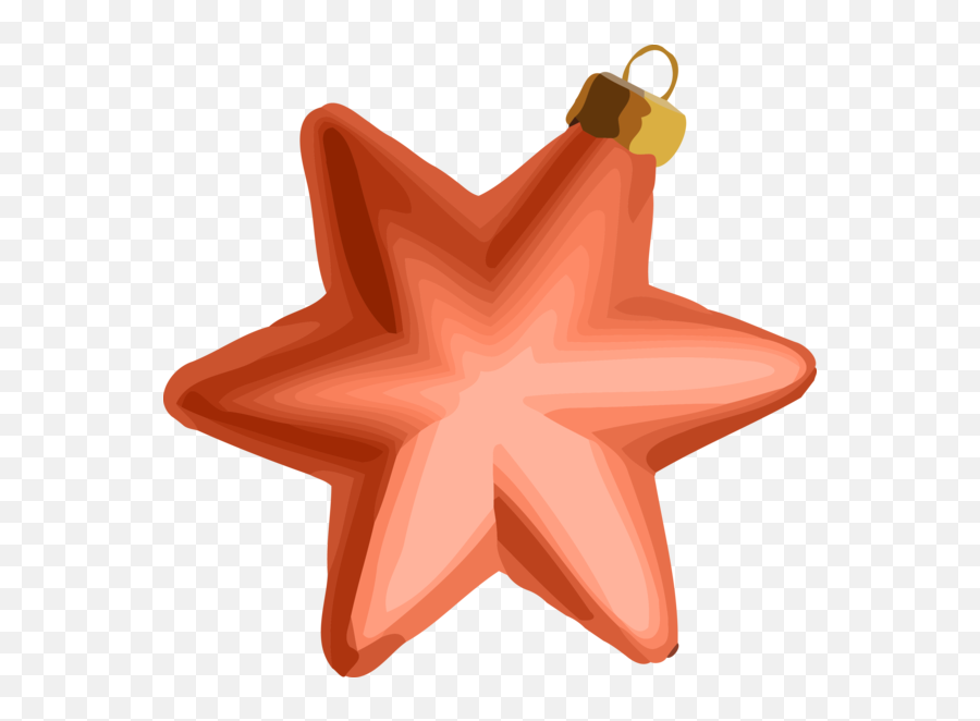 Christmas Orange Star Symbol For - Christmas Ornament Png,Star Symbol Png