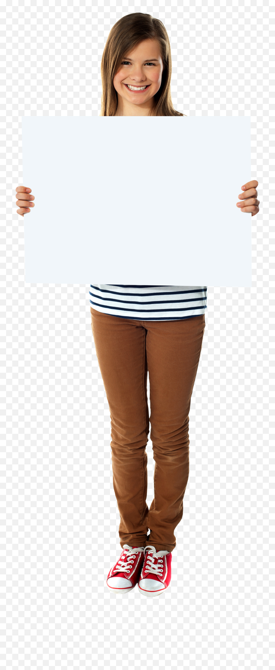 Girl Holding Banner Png Image - Purepng Free Transparent Girl Holding Something Transparent Background,Female Sign Png