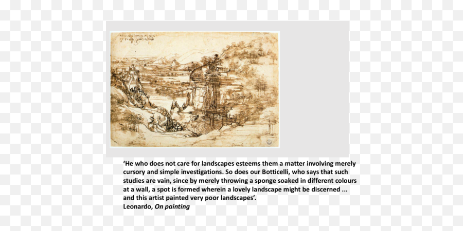 Leonardo Da Vinci Flashcards Quizlet - Arno Landscape Leonardo Da Vinci Png,John The Baptist Wilderness Icon