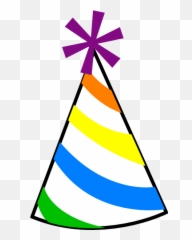 Image Png Birthday Hat - Birthday Hat Clipart Black And White,Birthday Hats Png