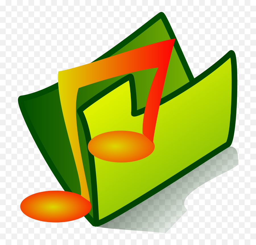 Vector Clip Art Of Musical Files Folder Icon - Carpeta De Carpetas Png De Audio,File And Folder Icon