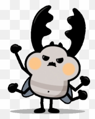Beetle Is Angry Sticker - Ticked Off Because Baby Animals Dot png