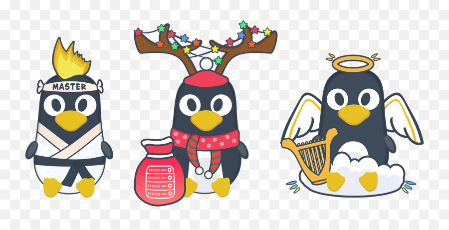 Linux Tux Penguin Programmer - Little Angel Linux Logo Dot Png,Facebook Icon Penguin