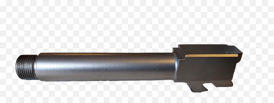 9mm Glock 19 Bead - Blasted Threaded Barrel Bead Blasting Gun 1911 Barrels Png,Glock Transparent