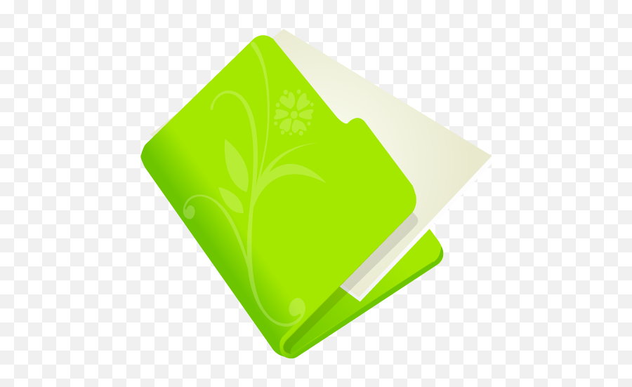 Folder Flower Green Vector Icons Free - Icon Png,Green Folder Icon