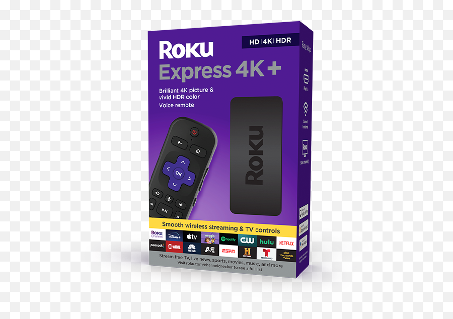 Roku Express 4k Hdr Streaming Made Easy United Png Youtube No Cast Icon