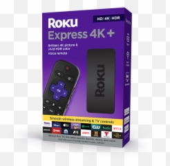 Roku Express 4k Hdr Streaming Made Easy United Png