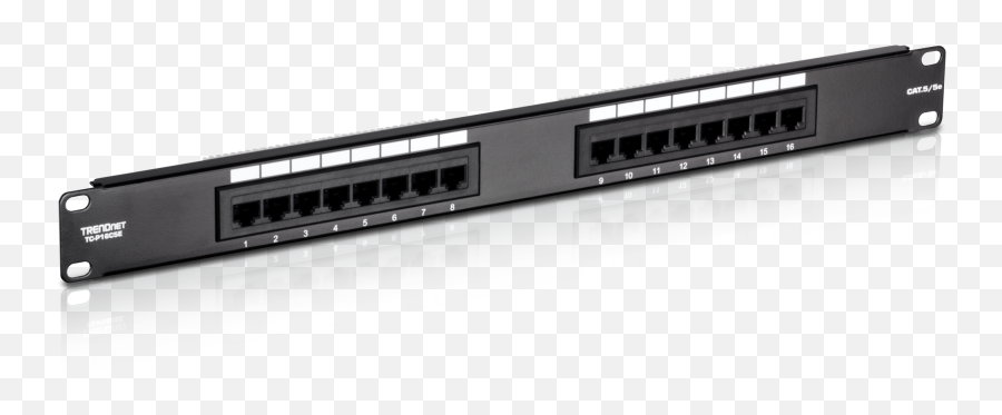 Details About Trendnet Tc - P16c5e Cat55e 16port Unshielded Patch Panel Trendnet Patch Panel Png,Patch Panel Icon