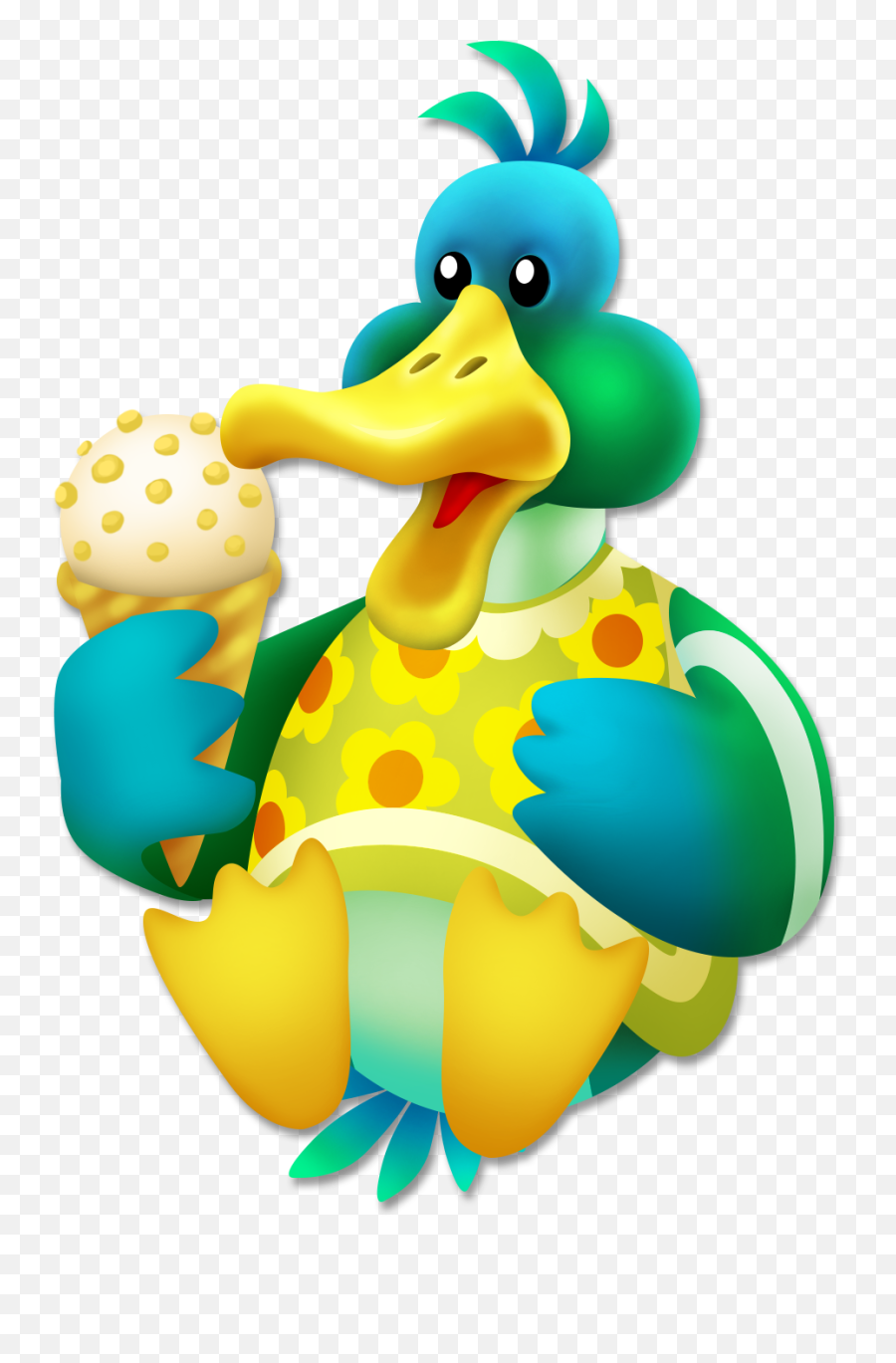 Download Duck Ice Cream - Hay Day Duck Png Png Image With No Hay Day Duck,Duck Png