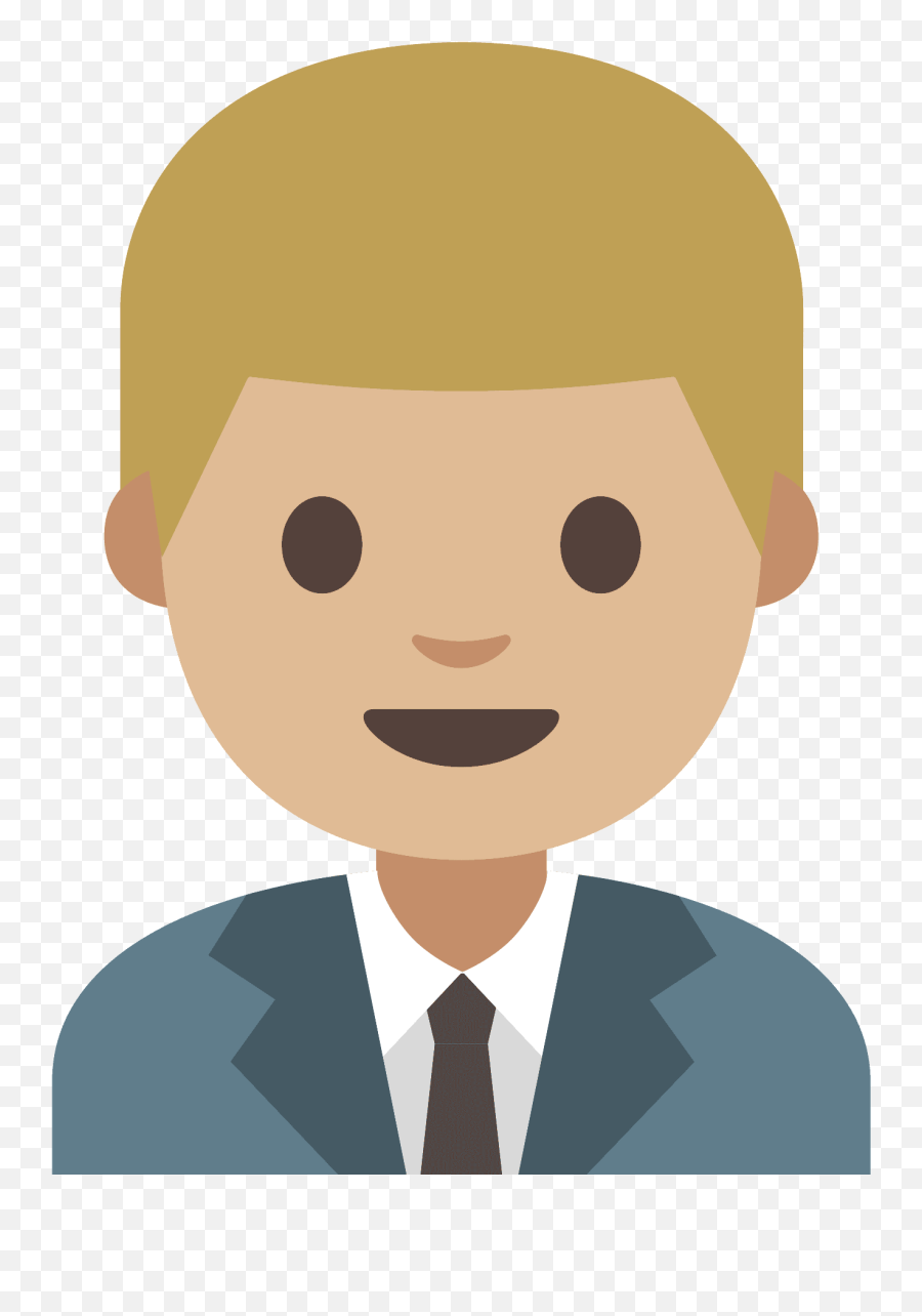 Man Office Worker Emoji Clipart Free Download Transparent - Man Office Clipart Png,Office Worker Icon