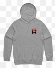 Craigu0027s Setup Shop Icon Hoodie - Grey Hooded png