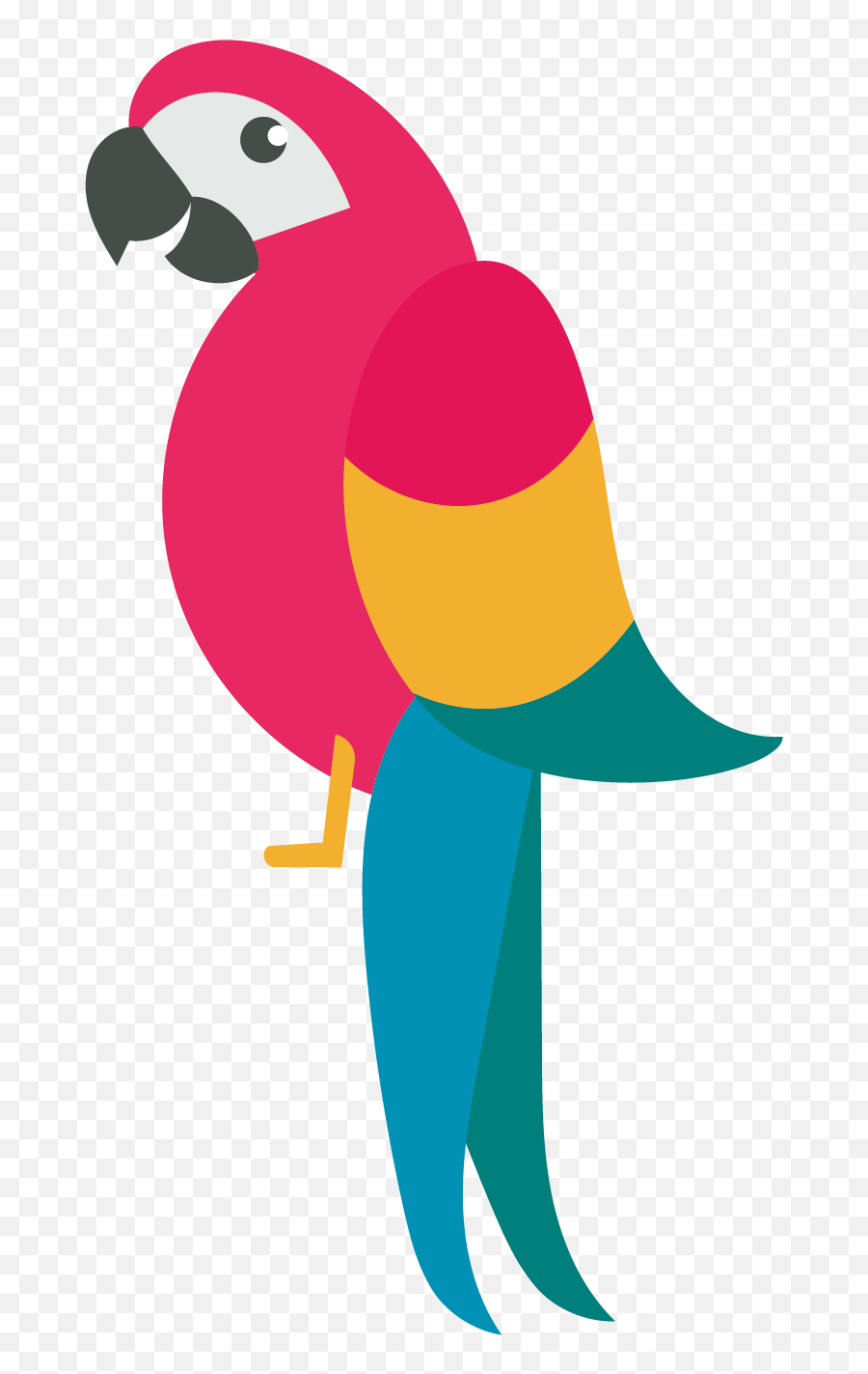 Draw Birds Clip Art - Cute Drawing Of Birds Png,Parrot Transparent Background