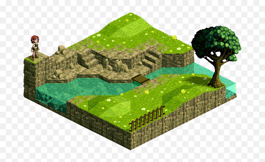 What Is The Best Way To Create 3d Tile Based Levels In Unity - Pixel Art Isometric Fantasy Png,Map Icon Grassland