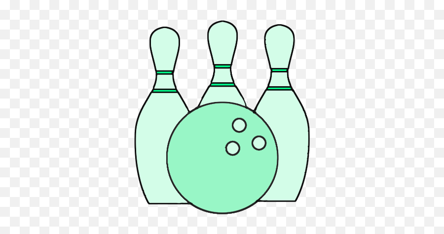 Bowling Clipart - Solid Png,Bowling Pin Icon
